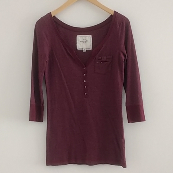 Abercrombie Embellished Pocket Henley Thermal - Picture 6 of 6